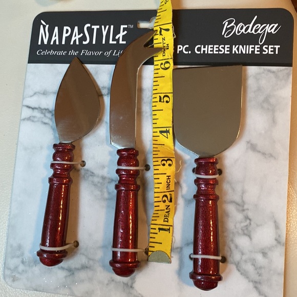 Napa Style 3 piece cheese knife set - Picture 5 of 6